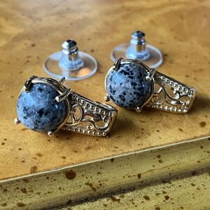 Natural Yooperlite Sterling Silver Earrings